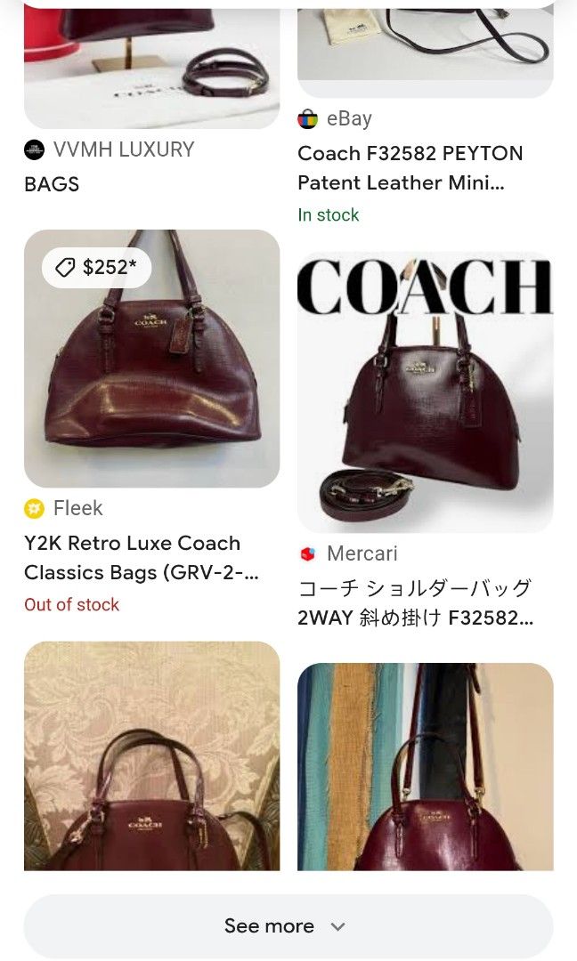 orig.coach Alma type small (Category: Luxury Bags & Wallets) located in Tagum. Submitted by janmarion049706 (Listing ID 1409167174, Image 2). Description: with kunting rubs maganda pa namn Lalo na Ang kulay small size malinis, intact rubber coat.