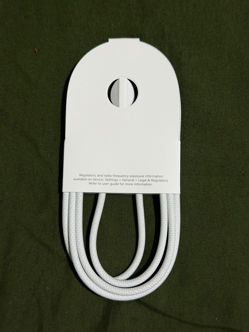 Original Apple Type C - Type C Cord (Category: Chargers & Cables) located in Quezon City. Submitted by randomstuffdeclutter33 (Listing ID 1409213501, Image 2). Description: Orig apple type c-c cord from Ip17 pro box. .
