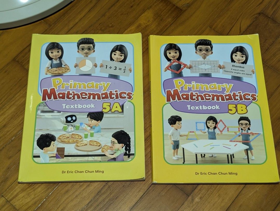 Copy Book 5a Size Math Primary Mathematics Textbook 5A & 5B, Hobbies & Toys, Books & Magazines ...