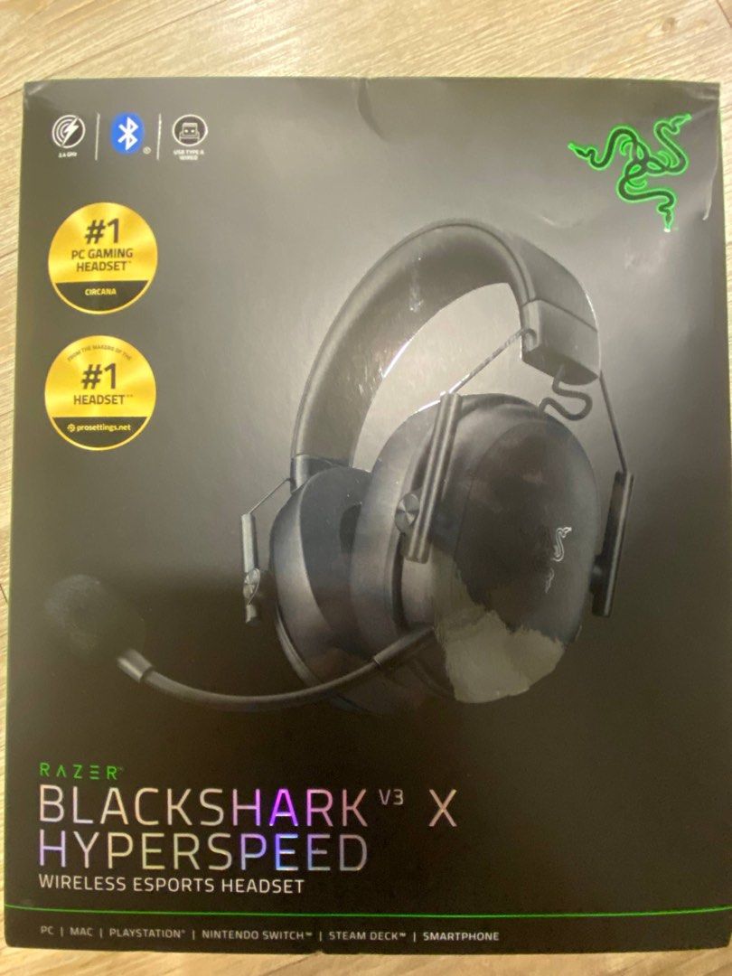 Razer Blackshark V3 X HyperSpeed Wireless Esports Headset, Audio ...