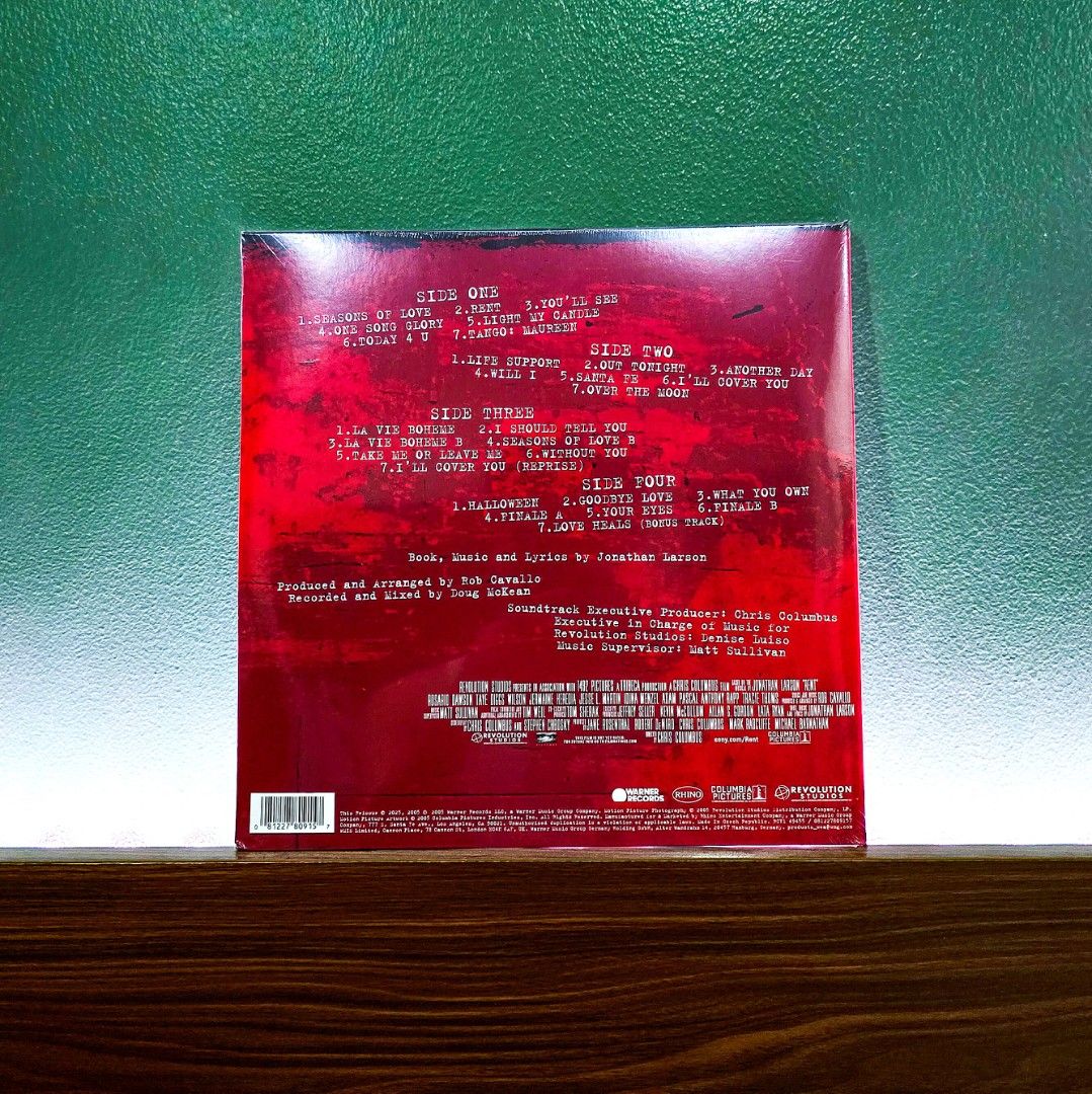 RENT Vinyl LP (RSD Black Friday Exclusive) (Category: Vinyls) located in Quezon City. Submitted by apollo.rex (Listing ID 1409224912, Image 2). Description: RSD Black Friday '25 RENT 4,500 copies only worldwide 2-disc vinyl lp record with a gatefold jacket Brand New Sealed Mode of Payment: BPI and GCASH MOD: (shouldered by buyer): Lalamove, Grab, Angkas, or any preferred delivery apps. Kindly message us for more info. Thank you!.