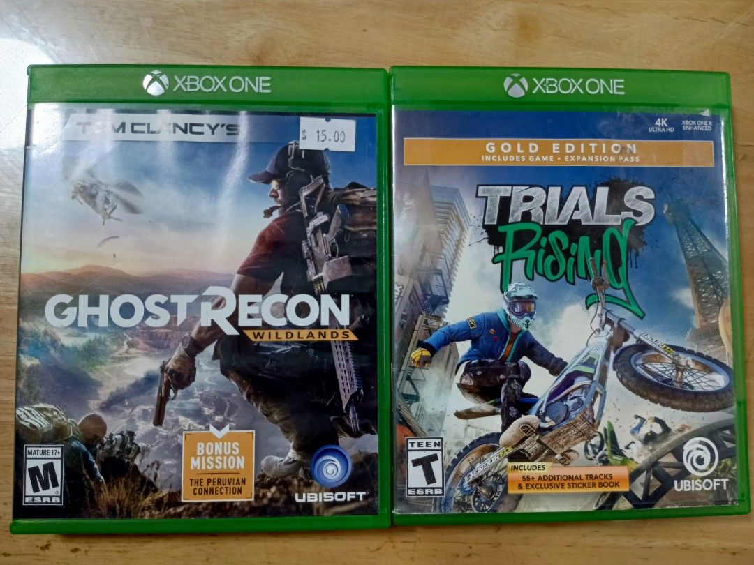 Xbox One Games: Ghost Recon and Trial Rising (Category: Xbox) located in Manila. Submitted by sabrinacalin (Listing ID 1409175926, Image 1). Description: Prices Can be Negotiable From USA For Pick up at Lucky Gold Plaza Ortigas extension pasig city Delivery via Lalamove COD within Metro manila LBC COD or COP Nationwide Jnt (payment first basis) Thank you!🫶.