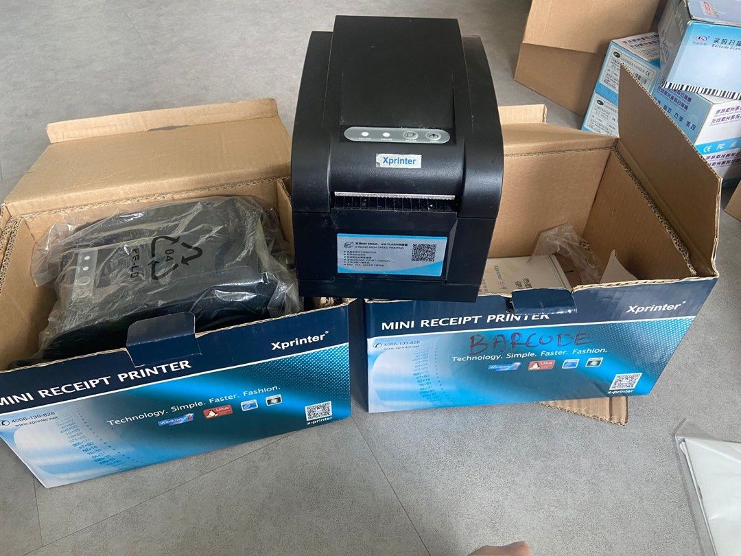 XPrinter Mini Printer (Category: Printers, Scanners & Copiers) located in Singapore. Submitted by holaa_ (Listing ID 1409196080, Image 1). Description: Self-pickup only Price negotiable Cash/Paynow while meet up only.