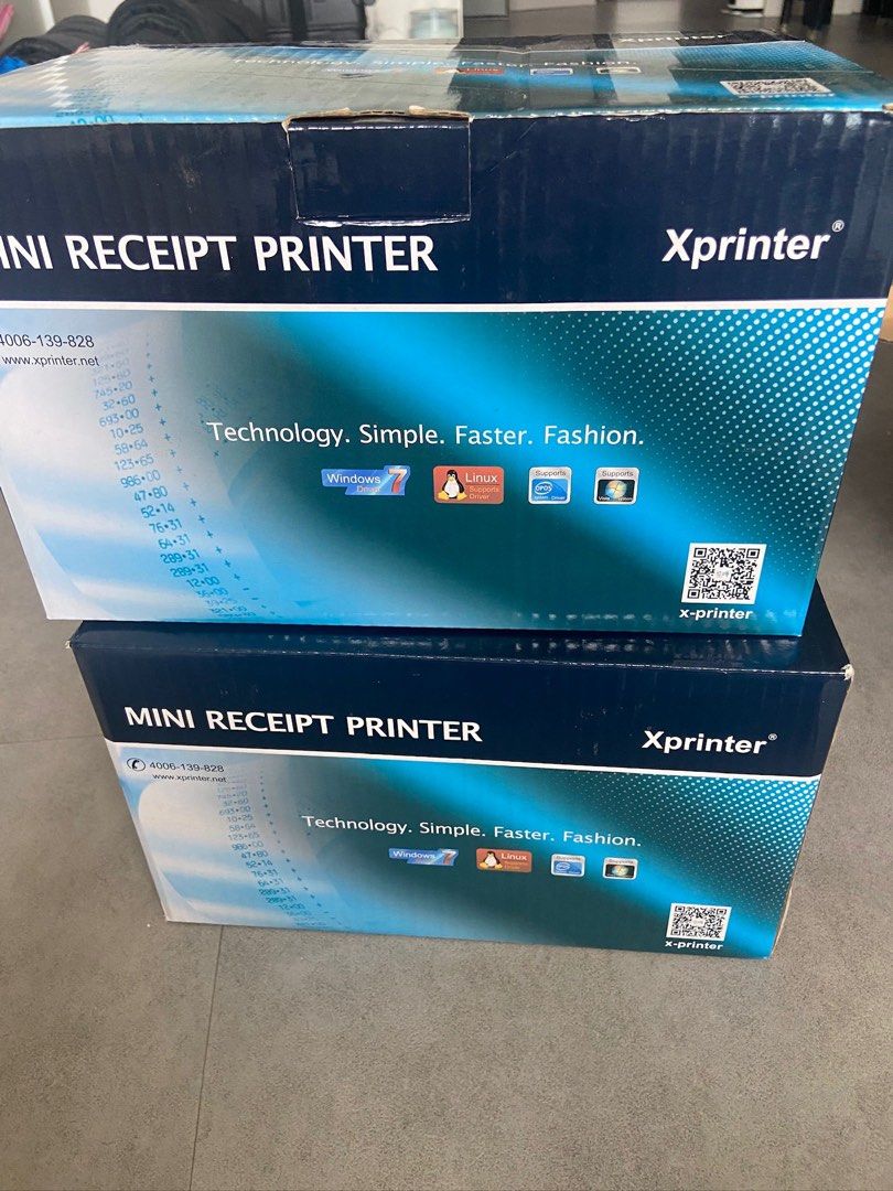 XPrinter Mini Printer (Category: Printers, Scanners & Copiers) located in Singapore. Submitted by holaa_ (Listing ID 1409196080, Image 3). Description: Self-pickup only Price negotiable Cash/Paynow while meet up only.