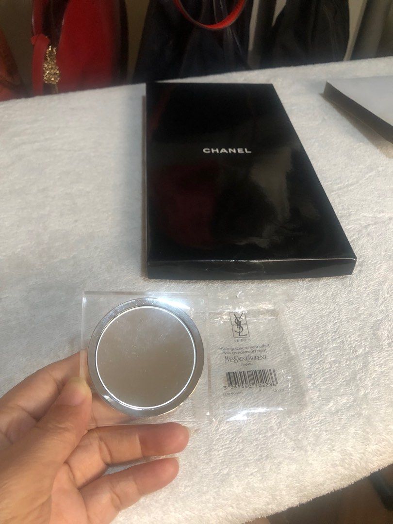 YSL eye mirror (Category: Makeup) located in Pasig City. Submitted by maricrism68145 (Listing ID 1409120549, Image 3). Description: brand new compact eye face mirror from Japan.