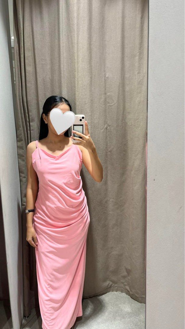 Zara Pink Maxi Dress (Category: Dresses) located in Manila. Submitted by zanja (Listing ID 1409139217, Image 1). Description: Selling this well-loved piece💗 OG Zara Maxi Dress Color: light pink Original Price: 2.5k Selling Price: 1.8k 🏷️ NEGO Particulars: Small Size 27-29 waist Fits 5 flat to 5’1 used once for an event last month, letting it go to someone who’ll rock it again. No issue, still looks brand new.