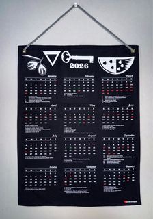 Manual Hamburger Calendar, Hobbies &amp; Toys, Art &amp; Prints on Carousell