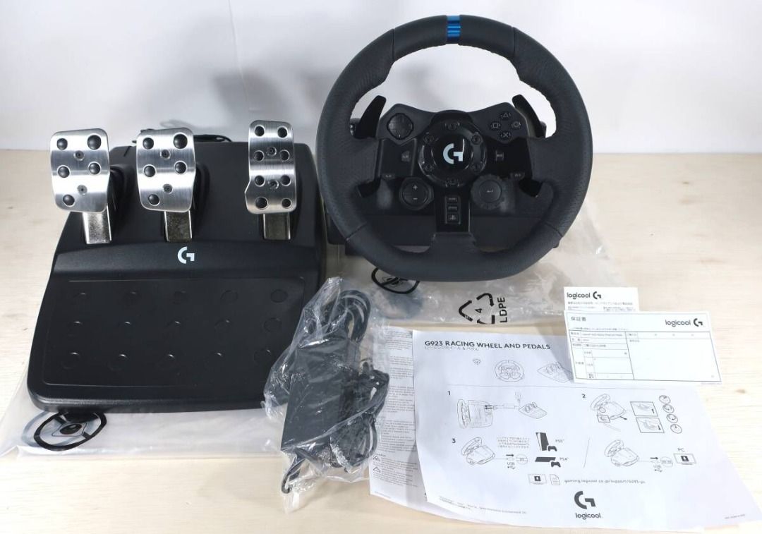 3538 Junk Logitech G923 Racing Wheel & Pedal Set with Driving Force ...