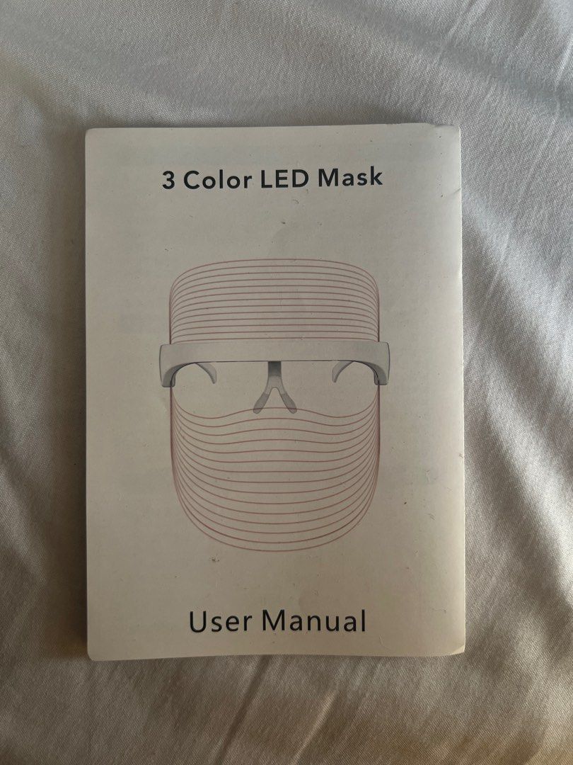 3 Color LED mask (Category: Face Care) located in Pasig City. Submitted by ce_16 (Listing ID 1409350146, Image 2). Description: working no issues bought for 4k 2 yrs ago. di na ginagamit.