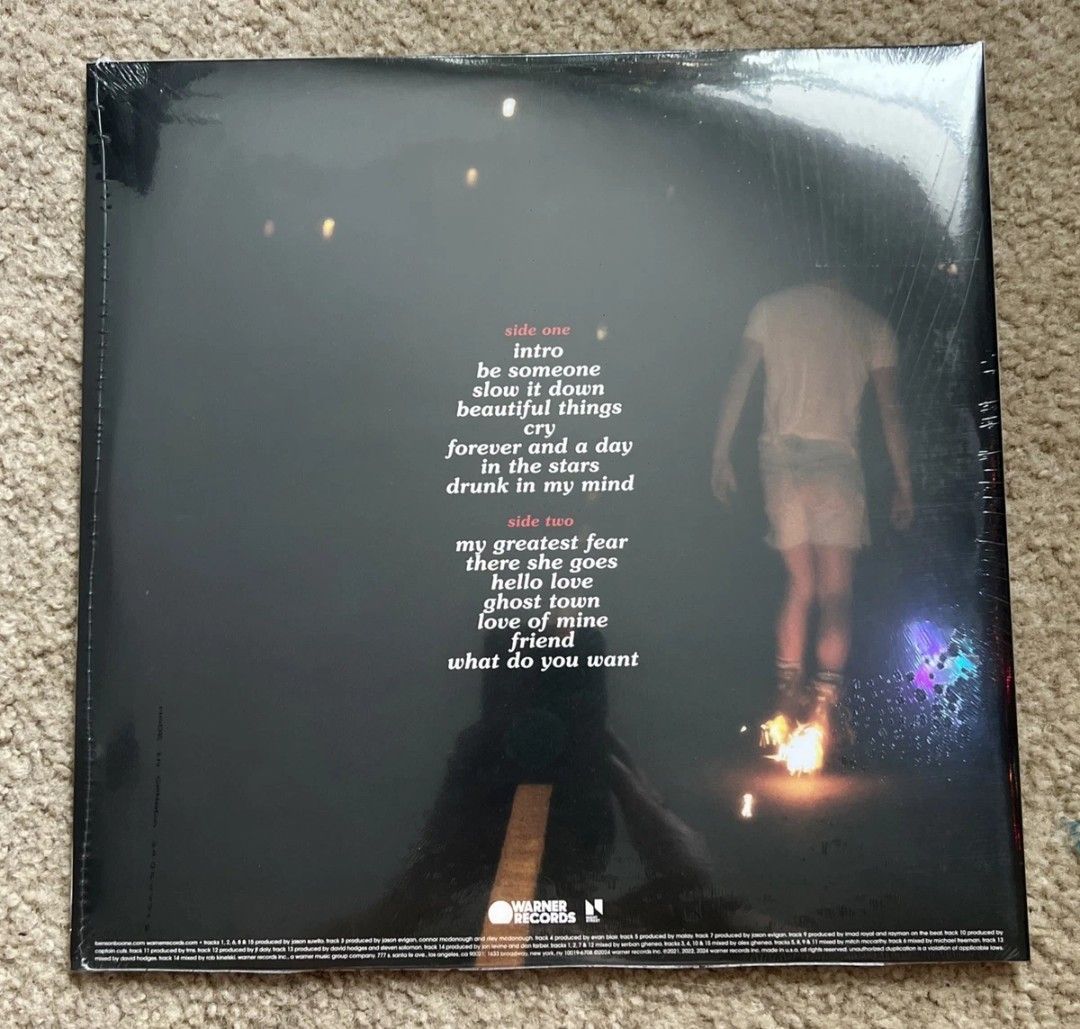 Benson Boone Fireworks Rollerblades Vinyl Hobbies Toys Music