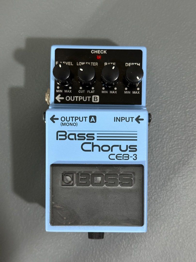 BOSS CEB-3 Bass Chorus Pedal (Category: Musical Instruments) located in Butuan. Submitted by atcabertojr (Listing ID 1409317025, Image 2). Description: .