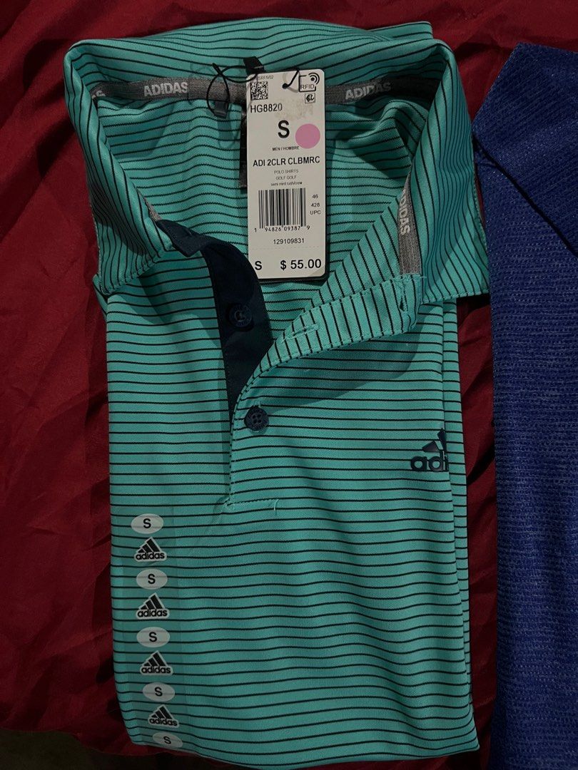 Brand new drifit golf polo shirts (Category: Tshirts & Polo Shirts ) located in Quezon City. Submitted by l00ps (Listing ID 1409355374, Image 2). Description: Brand New Drifit golf polo shirts All small size (American Size) With tag Adidas-P2500 PGA Tour-P3000 Van Heusen-P2250 G-P350 If take all: P7000 Can meetup (pasig/cainta/qc) or ship via courier. SF shoulered by buyer.