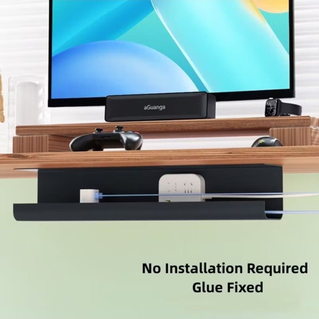 Table Cable Management Column Cable management rack for desk bottom under table cable management ...