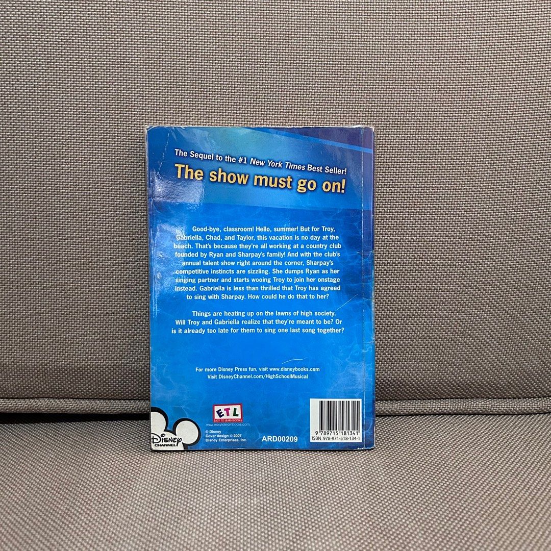 [Collector’s Item] High School Musical 2: The Junior Novel (Category: Storybooks) located in Mandaluyong City. Submitted by ysxbelx (Listing ID 1409360241, Image 2). Description: - High School Musical 2: The Junior Novel - Pre-Loved but condition is Like New; Book is wrapped with plastic cover Location: Mandaluyong MOP: Gcash, Maya, BPI MOD: Delivery to be booked by Buyer, J&T for Provincial .