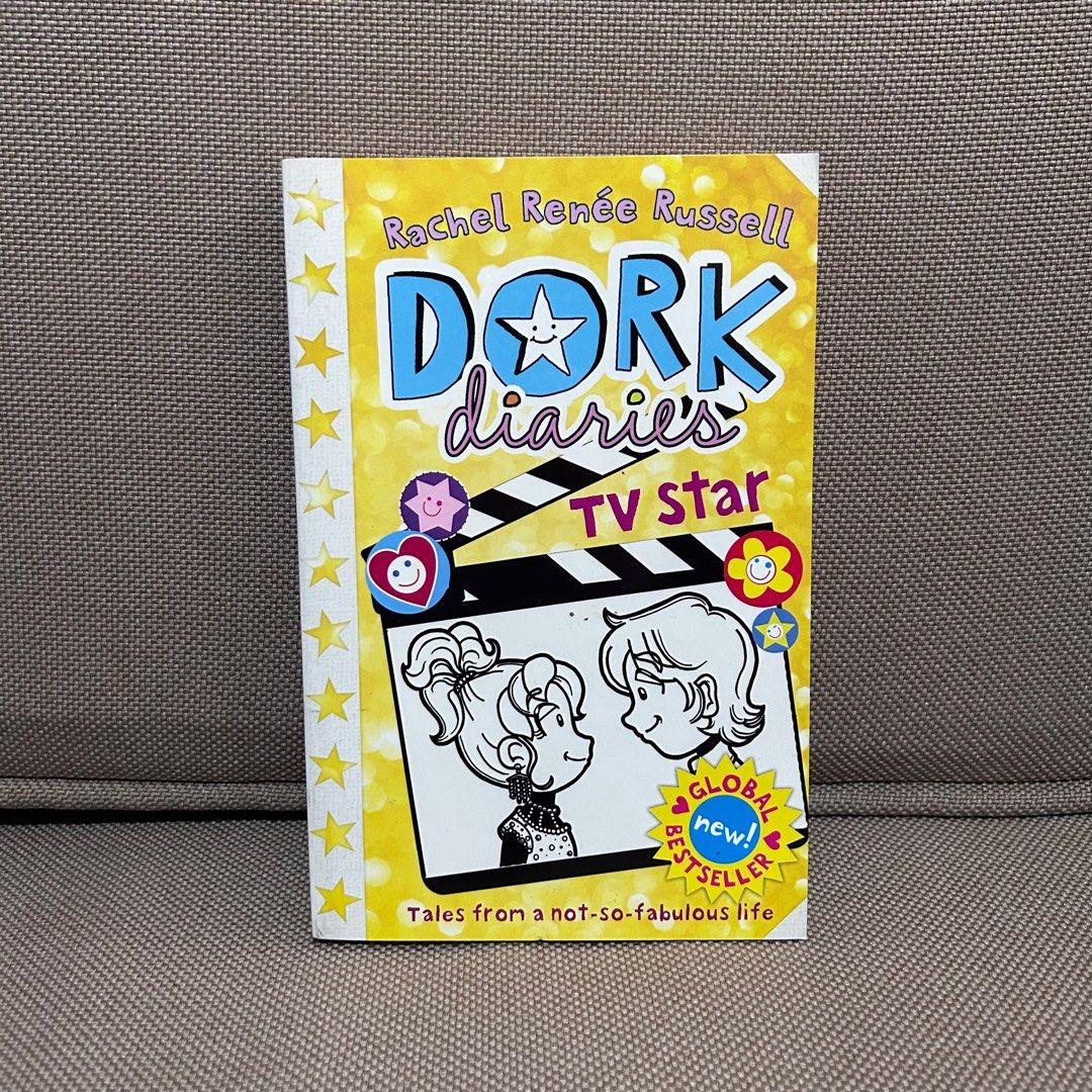 Dork Diaries #7: Tales from a Not-So-Glam TV Star by Rachel Renée Russell (Category: Storybooks) located in Mandaluyong City. Submitted by ysxbelx (Listing ID 1409360893, Image 1). Description: -Dork Diaries #7: Tales from a Not-So-Glam TV Star by Rachel Renée Russell - Pre-Loved but condition is Like New; Book is wrapped with plastic cover - Bought from Powerbooks Promo Price: 2 Dork Diaries Books for P300.00 Whole Set for P850.00 Location: Mand