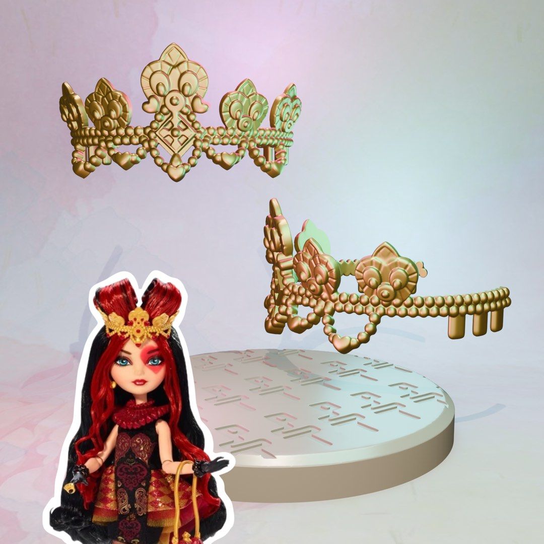 Ever After High Lizzie Hearts Doll Crown Replacement (Category: Kids Toys) located in Pili. Submitted by MattDCollector (Listing ID 1409280530, Image 1). Description: For Sale Lizzie Hearts Doll Crown Replacement. No Lowballers. Crossposted. 1st to Pay MOP: Gcash, Maya or BPI Bank Transfer MOD: Flash Express (SF c/o Buyer).