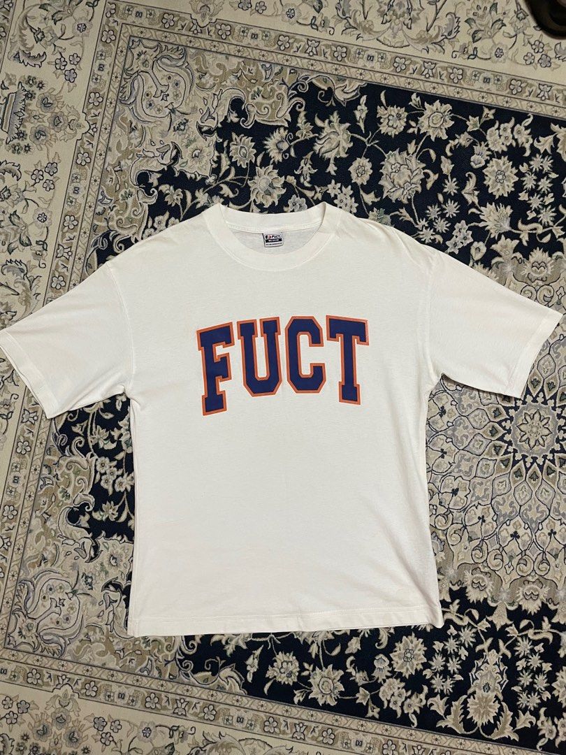 Fuct tee (Category: Tshirts & Polo Shirts) located in Batu Caves. Submitted by fit.thrift404 (Listing ID 1409422913, Image 1). Description: size m pit 22.5 labuh 28 condition 9/10.