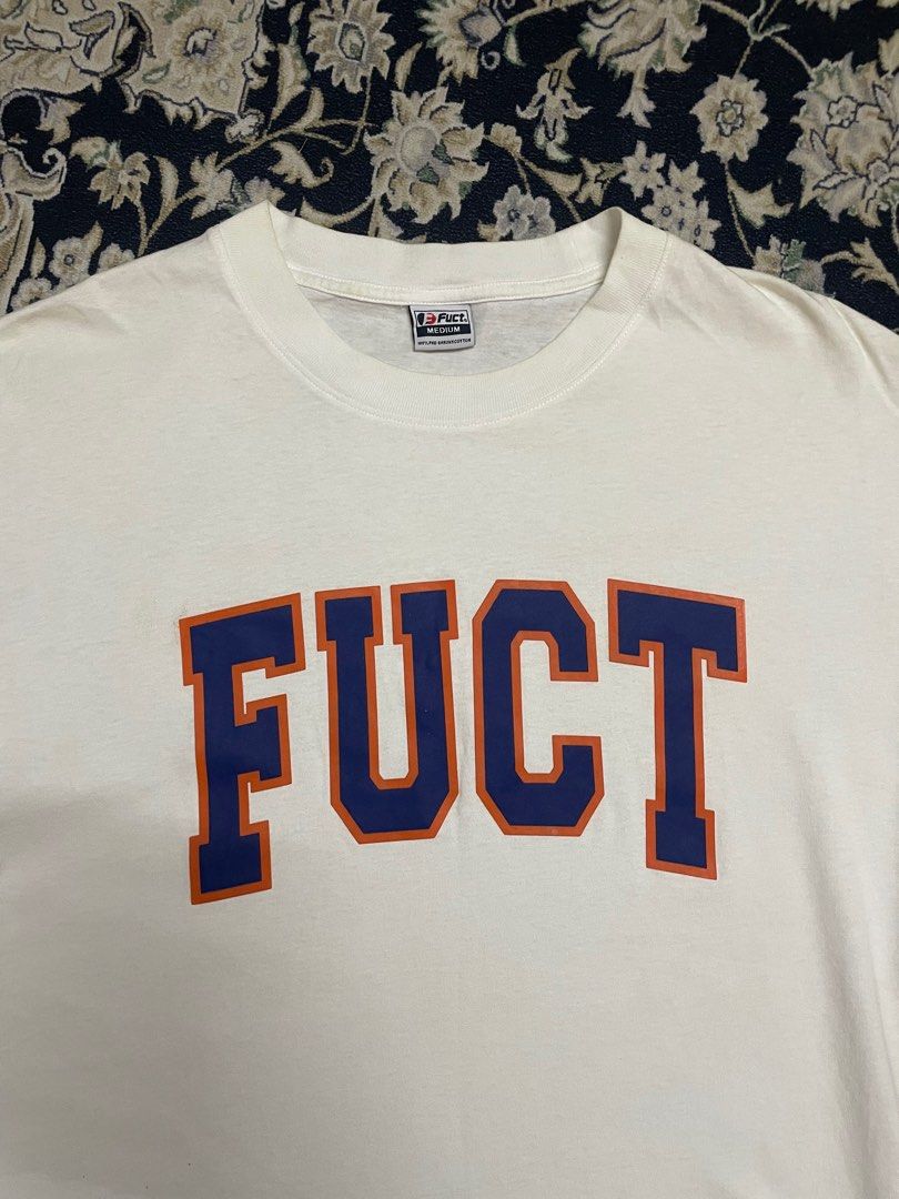 Fuct tee (Category: Tshirts & Polo Shirts) located in Batu Caves. Submitted by fit.thrift404 (Listing ID 1409422913, Image 2). Description: size m pit 22.5 labuh 28 condition 9/10.