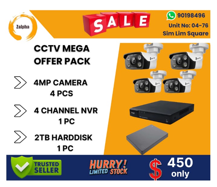 FULL CCTV CAMERA SET OFFER, Furniture & Home Living, Security & Locks ...
