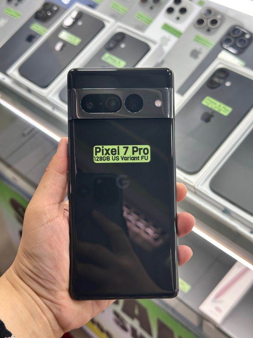 Google Pixel 7 Pro 128GB US Variant Openlime No Issue (Category: Google Pixel) located in Pasig City. Submitted by fairgadgetshop (Listing ID 1409300052, Image 1). Description: Buy • Sell • Trade • Swap Legit Seller w/ Physical Store Mabilis Kausap / Pass sa Scammer Installment via Credit Card, GGives, Gcredit, SPaylater with additional interest We accepting Brandnew or Secondhand Google Pixel 7 Pro 128GB US Variant Openline No Issue Working Face