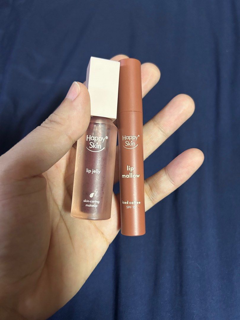 Happy Skin Lip Jelly & Mallow Bundle (Category: Makeup) located in Manila. Submitted by curatedbyelvynna (Listing ID 1409274761, Image 1). Description: No ‘more photos’. All photos are posted, what you see is what you’ll get. Please note that my items are preloved, it is likely that there will be signs of light wear in general. Last price posted 💯 No more haggling. All items are reasonably priced based on their condition. No swaps. All sales are