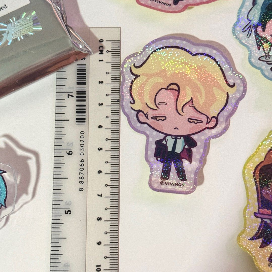 [instocks] alien stage animate cafe merch (stickers, acrylic clip ...