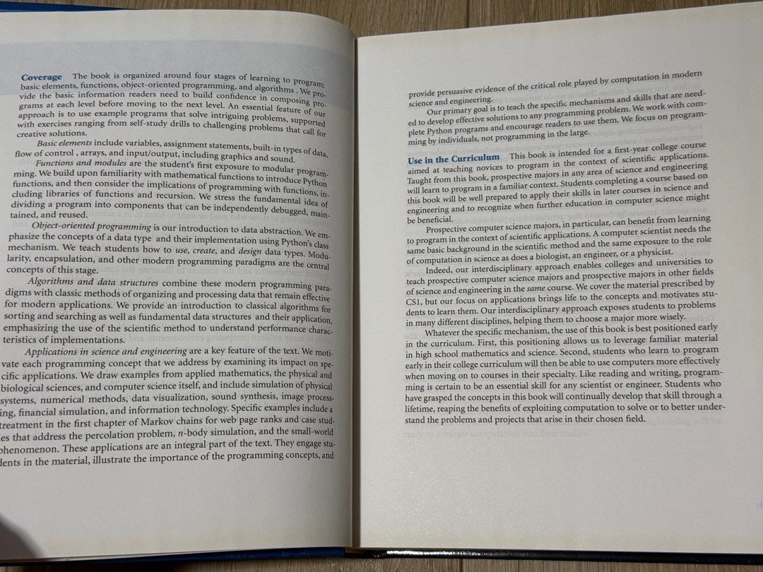 Introduction to Programming in Python Textbook (Category: Textbooks) located in Singapore. Submitted by gingerbeer123 (Listing ID 1408880617, Image 7). Description: Hardcover, bought $109, never used.. pristine condition. Meet Tampines West MRT station to pay and collect. Introduction to Programming in Python (4th Edition). - Perfect for Python beginners. - Covers basic programming concepts, object-oriented programming, and data structures..