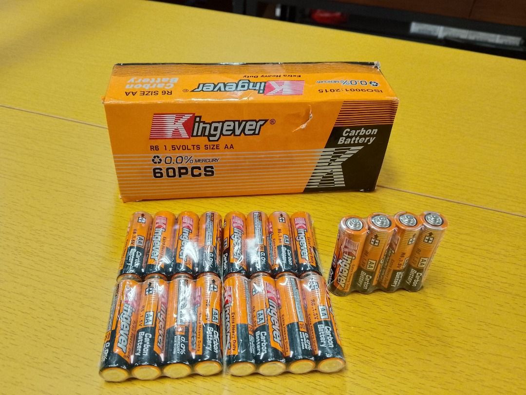 Kingever AA High Capacity Alkaline Battery per piece (Category: Batteries & Chargers) located in Pasig City. Submitted by technofuseofficial (Listing ID 1409322195, Image 3). Description: Kingever AA High Capacity Alkaline Battery per piece Brand New and Original Items Store Location: 4F Unit 402, 604 Shaw Boulevard, Barangay Kapitolyo, Pasig City Same Day Delivery: - Lalamove delivery within Metro Manila - For walk-ins: Always PM first for item 