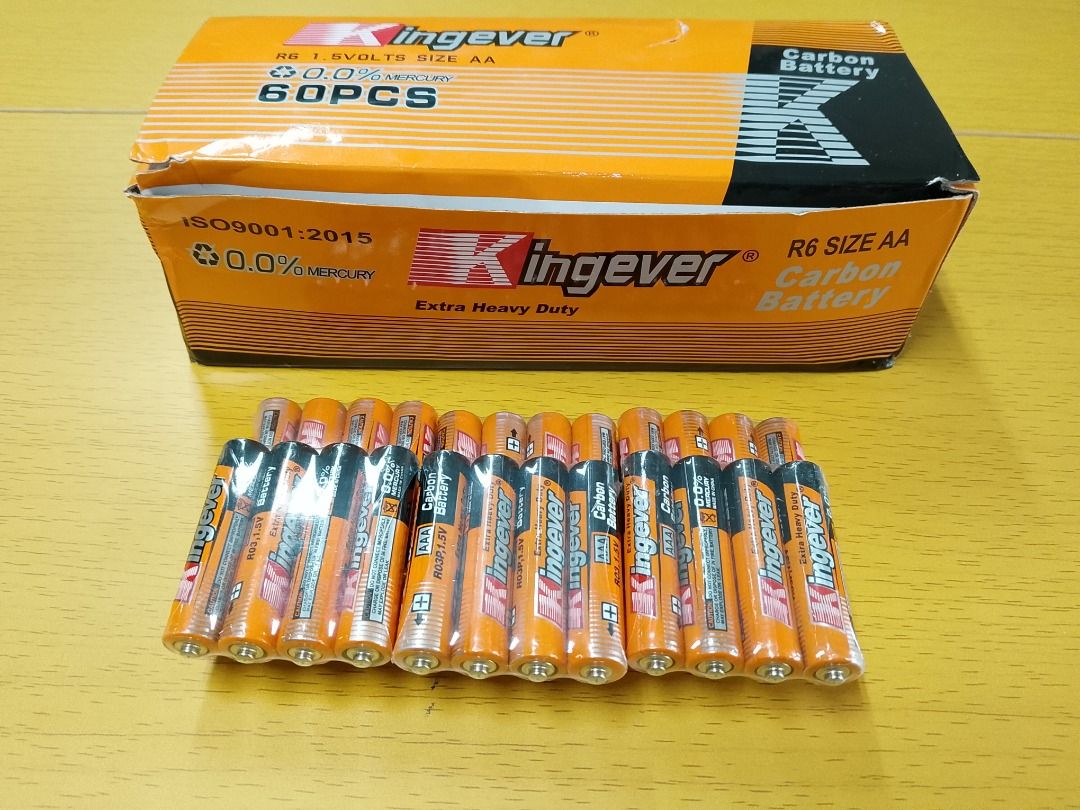 Kingever AAA High Capacity Alkaline Battery per piece (Category: Batteries & Chargers) located in Pasig City. Submitted by technofuseofficial (Listing ID 1409322980, Image 3). Description: Kingever AAA High Capacity Alkaline Battery per piece Brand New and Original Items Store Location: 4F Unit 402, 604 Shaw Boulevard, Barangay Kapitolyo, Pasig City Same Day Delivery: - Lalamove delivery within Metro Manila - For walk-ins: Always PM first for ite