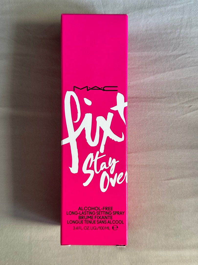 MAC Fix+ Stay Over Alcohol-Free Long-Lasting Setting Spray (Category: Makeup) located in Valenzuela. Submitted by estieelan (Listing ID 1409372924, Image 3). Description: ALL TIME FAVE 100ml full size bottle Fresh stock .