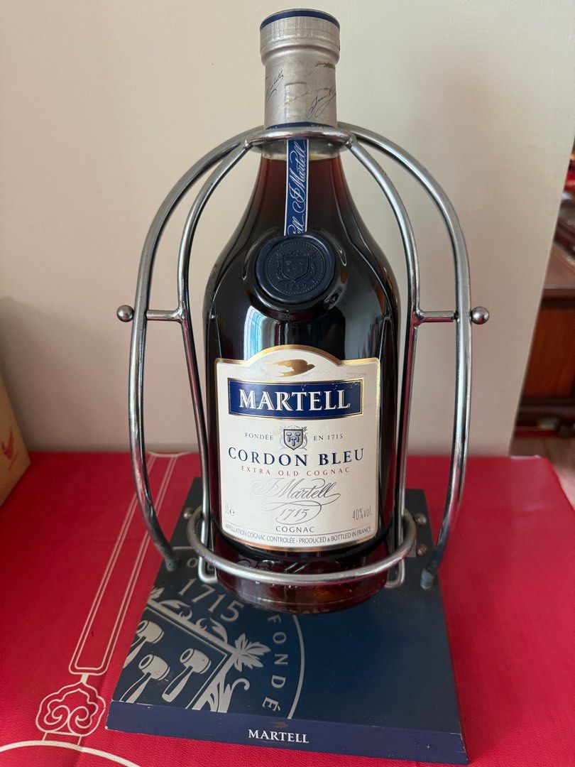 Martell Cordon Bleu Extra Old Cognac 3L, Food & Drinks, Alcoholic