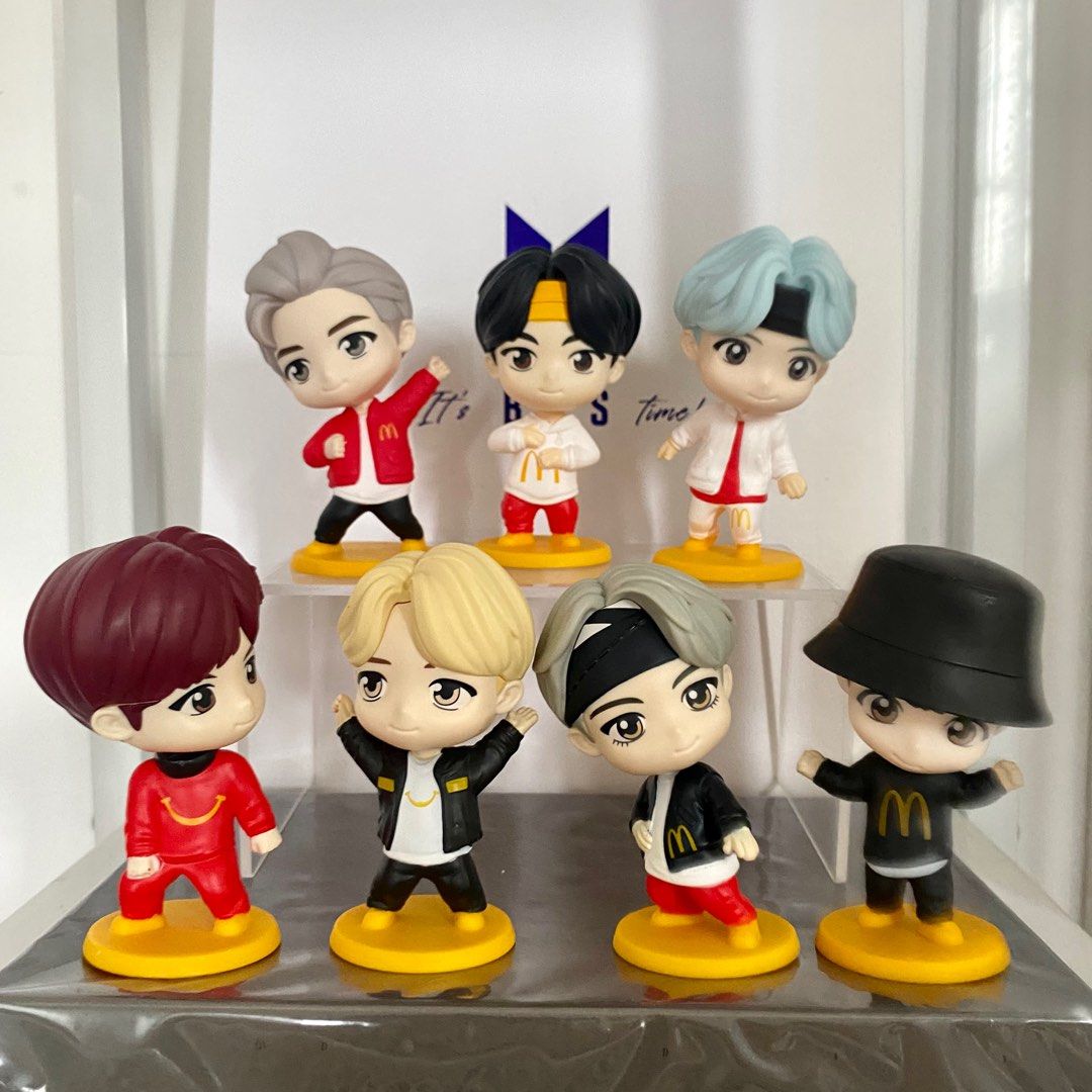 McDonalds BTS TinyTan Set Encore Edition (Category: K-Wave Merchandise) located in General Trias. Submitted by itsevamarie (Listing ID 1409271998, Image 1). Description: McDonalds BTS TinyTan Set Encore Edition Selling as set only Individual boxes and photocards included Can also include the Happy Meal boxes RFS: decluttering PAYO via BPI or GCash Shipping via J&T.