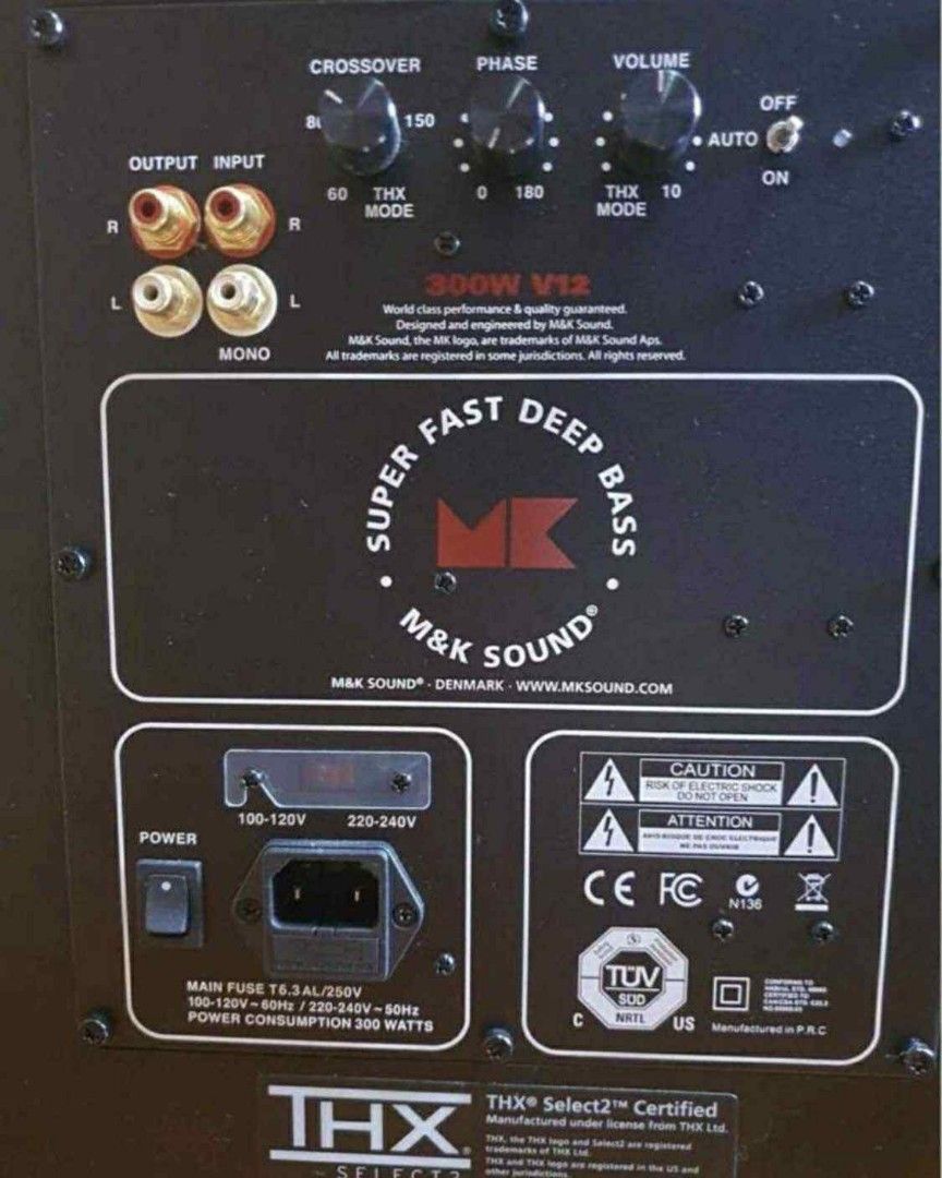 M&K Sound V12 Subwoofer (Category: Soundbars, Speakers & Amplifiers) located in Lipa City. Submitted by swodniw (Listing ID 1409262679, Image 3). Description: M&K V12 Subwoofer | THX Home Theater | Powerful Deep Bass | Audiophile Miller & Kreisel V12 Subwoofer (THX Certified) – Audiophile & Home Theater Quality Original Price (New): approx. 190k Asking Price: 95k Description: The M&K V12 delivers deep, tight, and powerful bass with audiophile pre