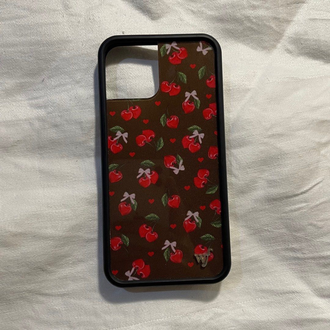 Original Wildflower Case for Iphone 12/12 pro (Category: Cases & Sleeves) located in San Mateo. Submitted by nicolossal (Listing ID 1409363033, Image 2). Description: - ORIGINAL Wildflower Phone Case in Chocolate Cherries - has minimal hairline scratches - dm for more pics NEGOTIABLE, but please avoid very low offers .