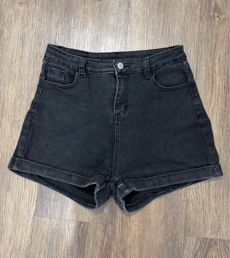 Personal Highwaist Denim Shorts (Category: Shorts) located in Manila. Submitted by itsellarosell (Listing ID 1409352053, Image 3). Description: For sale! Personal shorts 10pcs take all! 29-30 and 30-31 No issue, need wash lang yung iba. Taytay Loc! Pm me!.