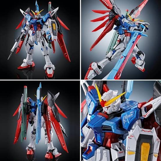 RG 1/144 Destiny Gundam Titanium Finish (Category: Gundam Model Kits) located in Singapore. Submitted by nikesbdunk (Listing ID 1409285705, Image 3). Description: - Brand new, unopened Real Grade (RG) 1/144 Destiny Gundam model kit. - Features a stunning titanium finish. - Highly detailed articulation. - Perfect for Gundam enthusiasts and collectors..