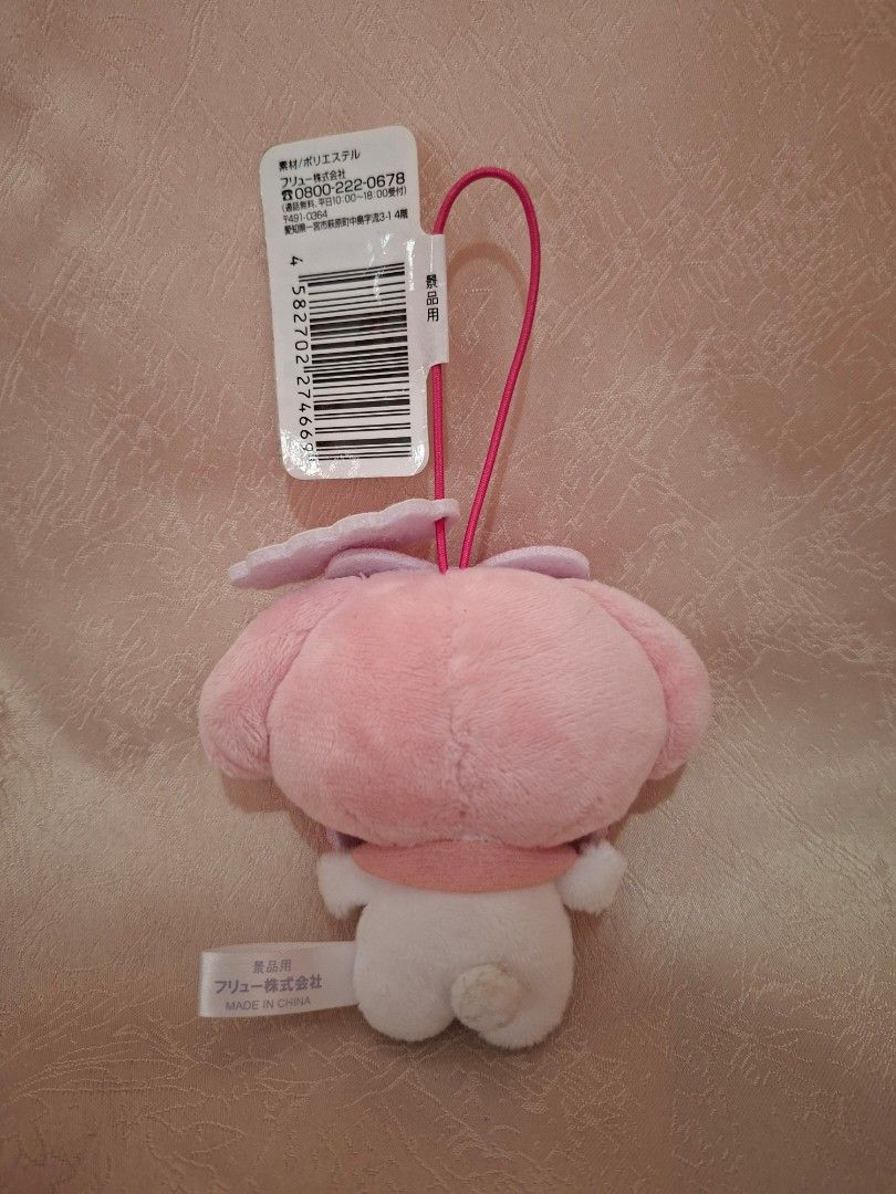 Sanrio My Melody Plush Charm (Category: Plushies & Soft Toys) located in Manila. Submitted by declutterthingz30 (Listing ID 1409330048, Image 3). Description: • brand new with papertag • authenthic from japan 💯.