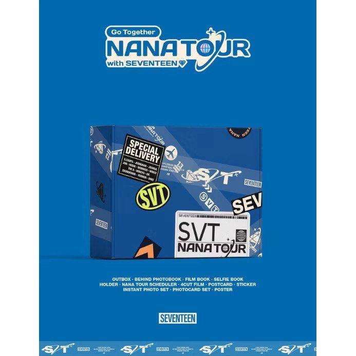 SEVENTEEN NANA TOUR (Category: Events Tickets) located in Taguig. Submitted by pjmprintsbyrjane (Listing ID 1409302085, Image 1). Description: SEVENTEEN NANA TOUR WITH POB COMPLETE INCLUSION OPENED JUST TO CHECK RFS: daughter decluttering P2,500 + shipping fee MOD: lbc, sdd Location: Laguna, taguig(but it depends) MOP: gcash, gotyme ‼️NO RUSH SHIPPING PAYO, payment should be made once offer accepted or atleast 24hrs reservation ⚠️ NO TO BOGUS BUY