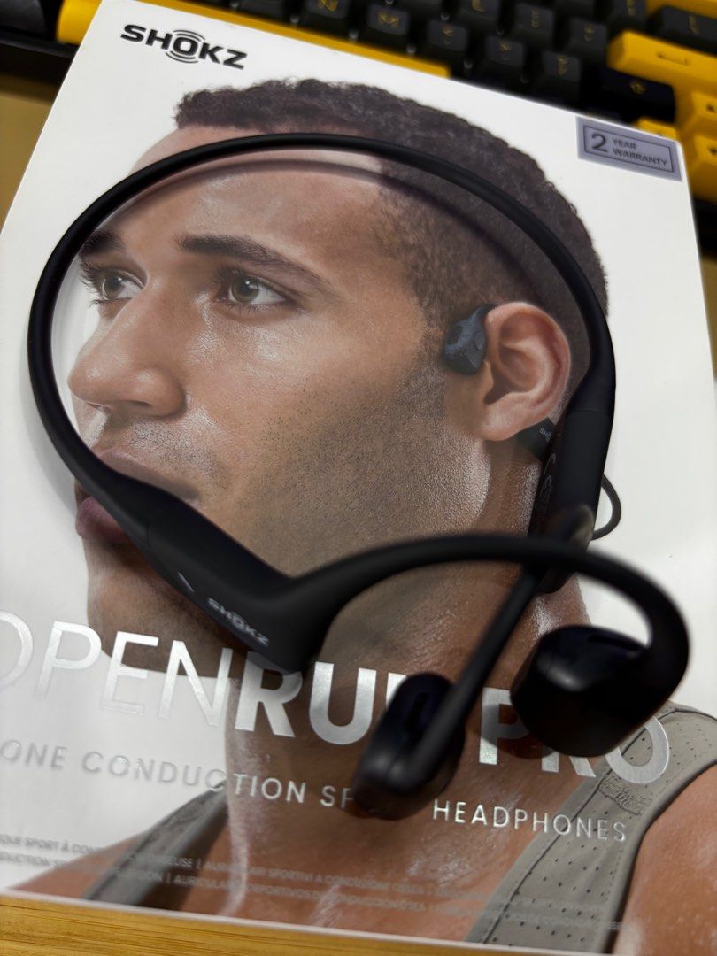 Shokz OpenRun Pro Bone Conduction Headphones (Category: Headphones & Headsets) located in Imus. Submitted by myphfinds (Listing ID 1409310014, Image 1). Description: Shokz OpenRun Pro Bone Conduction Sport Headphones - Black (Used, Excellent Condition) Selling my extra pair of Shokz OpenRun Pro headphones. Used for less than a year by the first owner - barely worn and in great shape. Originally bought from Digital Walker at Alabang Town Center (r