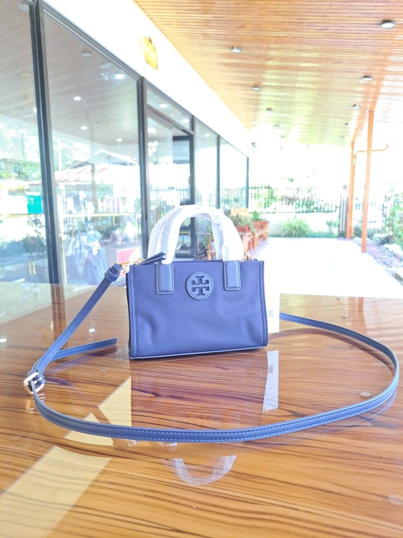 Tory Burch Navy Blue Mini Ella Tote Bag (Category: Luxury Bags & Wallets) located in Tagum. Submitted by luxestreetbags (Listing ID 1409275033, Image 1). Description: Super ganda 💖‼️ Authentic/Original Tory Burch Navy Blue Mini Ella Tote Sling/Crossbody Bag, Pabenta from US‼️‼️ Made in Cambodia With code Ideal zipper Inclusion: Price tag Brand new condition 😉 never pa nagamit. Legit online seller since 2016 with Physical Store‼️‼️ Location: San