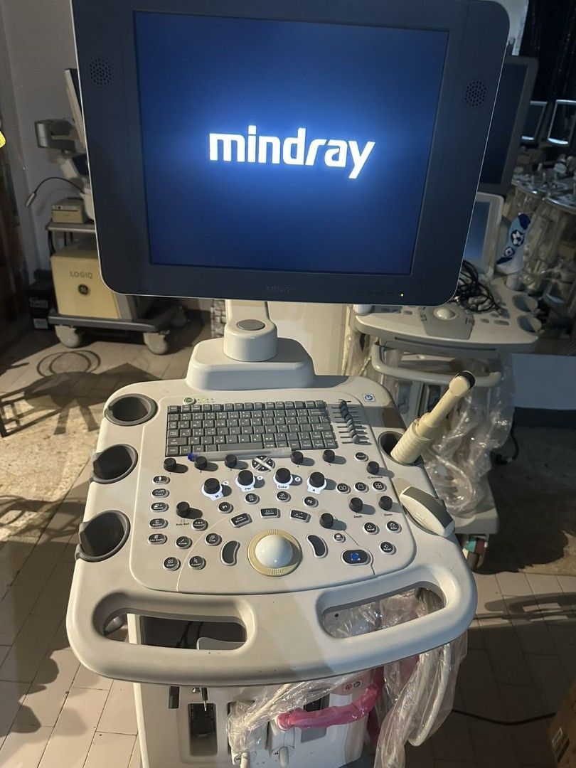 Ultrasound Machine (Category: Medical Supplies & Tools) located in Angeles City. Submitted by ryainramos (Listing ID 1409330898, Image 1). Description: Mindray T6 2 probes Convex Transv.