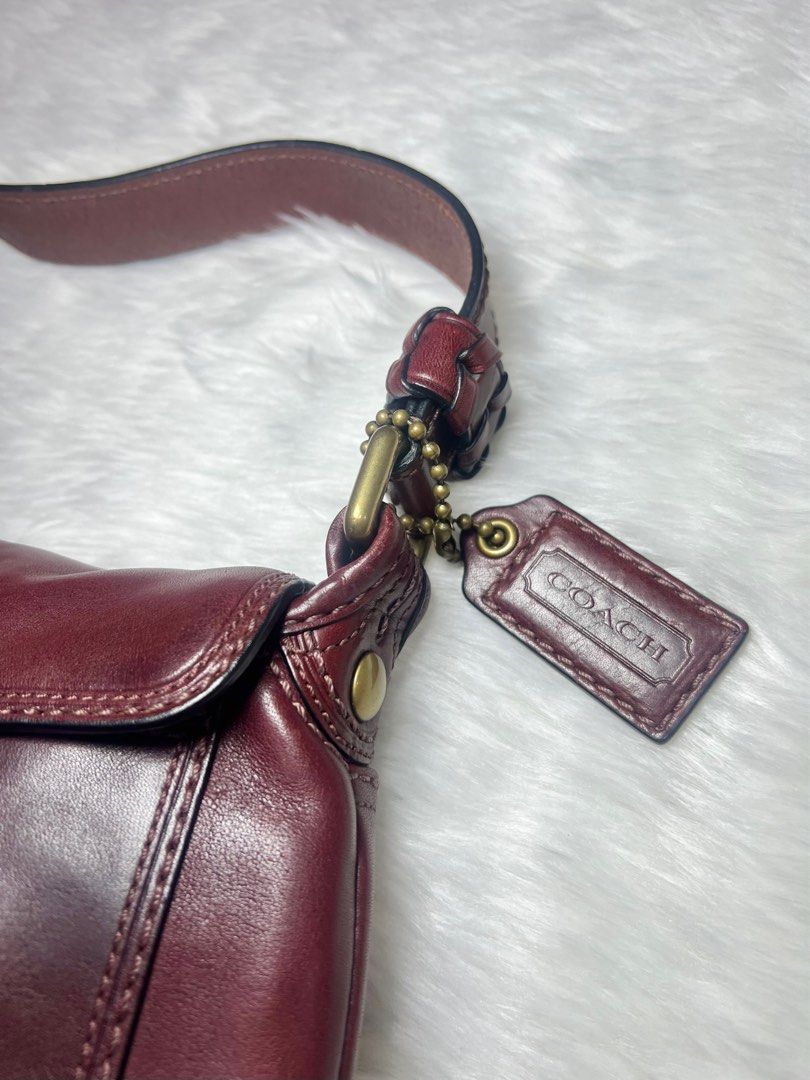 Vintage Coach Small Bleecker in Red (Category: Luxury Bags & Wallets) located in Pasig City. Submitted by vintageee.diaries (Listing ID 1409355917, Image 3). Description: Condition: 10/10 ༯ Leather : Execellent Condition ༯ Hardware: Excellent Condition ༯ Rubber Lining: Excellent Condition ༯ Interior: Excellent Condition Issue/s: ❥ None ✨ (Please refer to the posted photos for a clearer view and feel free to zoom in for more details) Inclusion/s: 
