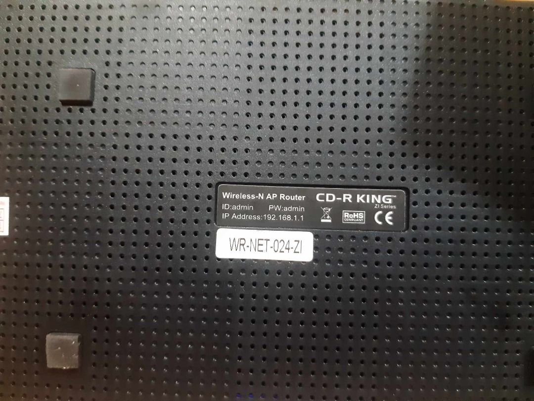 Wireless Wifi N Router Single Band CDR King ZI Series 2 Antenna Model ...