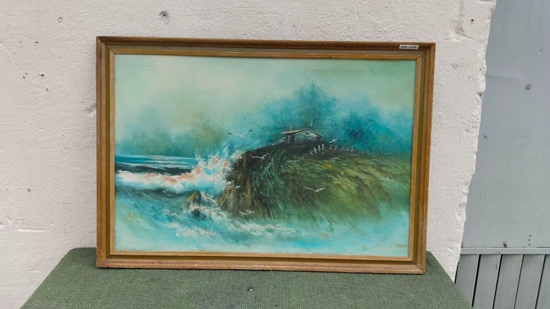 YD70BF Lukisan Seni 100 x 70 cm Art Picture Drawing with Frame ...