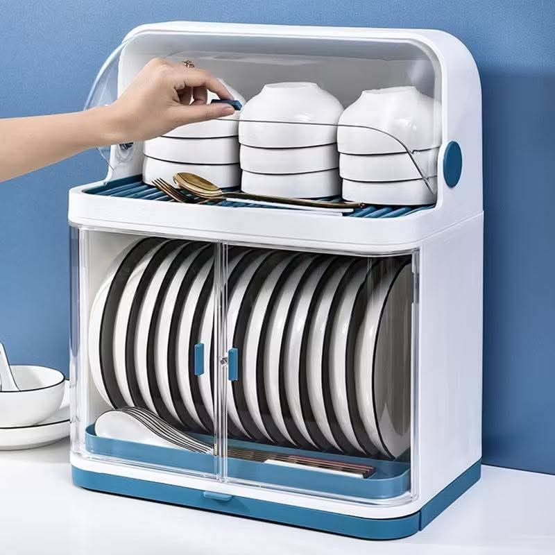2 Layer Dish Rack With Cover Kitchen Dish Rack Drainer Dish Organizer Kitchen Organizer (Category: Food Organization & Storage) located in Manila. Submitted by asstditems (Listing ID 1409583320, Image 1). Description: .