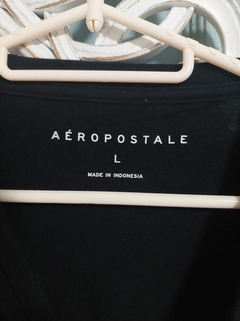 Aeropostale Shirt for Men - Large (Category: Tshirts & Polo Shirts ) located in Paranaque City. Submitted by coolfinds23 (Listing ID 1409489766, Image 3). Description: Aeropostale Shirt for Men Size: Large Color: Black Length: 30 in. Chest: 22 in. Lightly used and still in good condition. RFS: Decluttering MOP: GCash/Bank transfer Shipping c/o buyer *No returns and cancellations. *Pre-loved item. *Color on photo may be slightly different than act