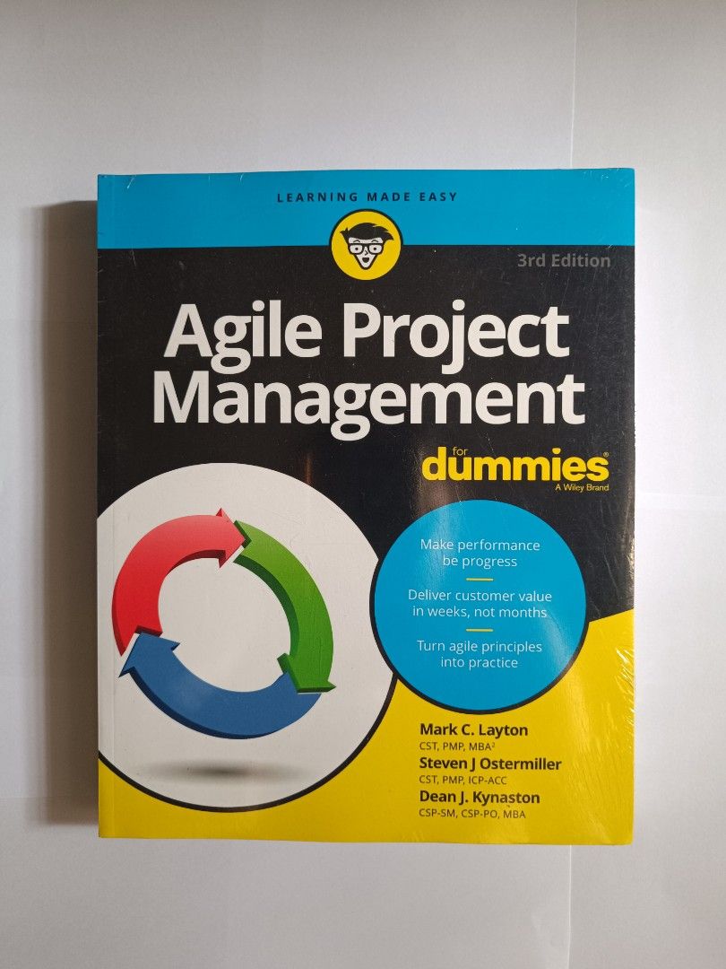 Agile Project Management for Dummies 3rd Edition (Category: Textbooks) located in Caloocan City. Submitted by martyduma (Listing ID 1409597413, Image 1). Description: - Agile Project Management for Dummies, 3rd Edition - Covers agile values, principles, and frameworks. - Focuses on customer needs and collaborative teams. - Helps readers lead agile transformations Authentic copy Bought at Fullybooked Never been opened Brand new sealed RFS: receive