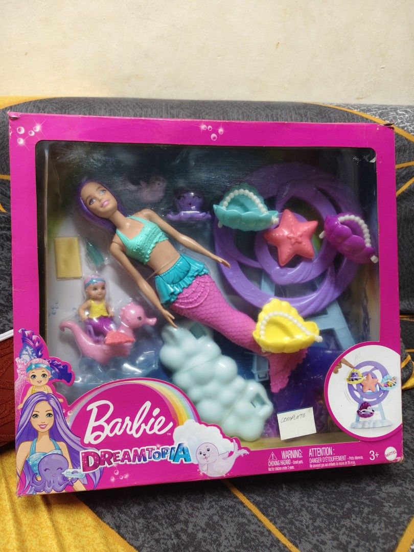 Barbie Dreamtopia Mermaid Doll (Category: Kids Toys) located in Pasig City. Submitted by lian_sam (Listing ID 1409583102, Image 2). Description: Barbie Dreamtopia - brandnew.
