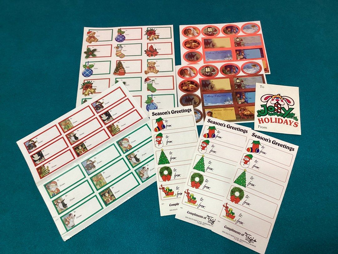 Christmas Tags (Category: Craft Supplies & Tools) located in Davao. Submitted by ferdipt (Listing ID 1409465125, Image 1). Description: Take all for 100 Sticker Tags.