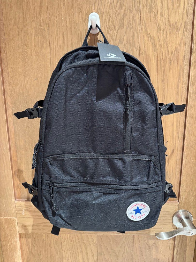 Converse Straight Edge Backpack (Category: Backpacks) located in Manila. Submitted by mattmurdock98 (Listing ID 1409545244, Image 1). Description: For Sale: Converse Straight Edge Backpack - Multiple compartments - Front pocket - Side straps - Top handle - Bottle pocket (tag indicated) - Padded shoulder straps - Converse logo patch Condition: Brand New Price: Php 2,090.00 Modes of Payment: 1. BDO Bank Transfer 2. Gcash 3. Meet up at Quirino LRT S
